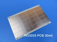 PCB платы с печатным монтажом 2-Layer Rogers 3035 30mil 0.762mm Rogers RO3035 высокочастотный с DK3.5 DF 0,0015