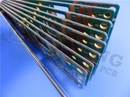 Золото PCBs микроволны TMM10 Rogers 25mil 0.635mm химическое и зеленая маска припоя для диэлектрических поляризаторов и объективов