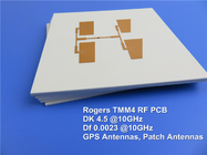 Rogers TMM4 PCB с высокочастотным потенциалом и термостабильной подложкой (TMM4) - 0,508 мм (20 миллиметров) Погружение золото