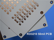 RO3210 высокочастотные схемы материалы 2-слойный жесткий ПКБ с погружением Золотой Образец