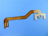 PCB двойного слоя гибкий построенный на Polyimide с медью 2 oz и золотом погружения для промышленного контроля