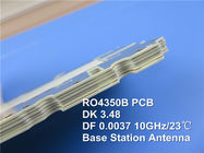 Высокочастотным PCB PCB встали на сторону двойником, который RF PCB Rogers 10mil 0.254mm RO4350B для LTE