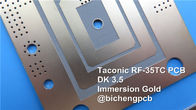 Taconic PCB платы с печатным монтажом 30mil 0.762mm RF-35TC RF-35TC высокочастотный с черной маской припоя для антенн