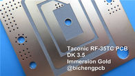 Taconic PCB платы с печатным монтажом 30mil 0.762mm RF-35TC RF-35TC высокочастотный с черной маской припоя для антенн