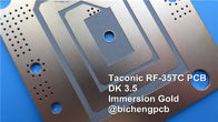 Taconic PCB 60mil 1.524mm RF-35TC высокочастотный с золотом погружения для спутников