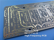 Taconic TLX-6 высокочастотный PCB платы с печатным монтажом 62mil 1.575mm TLX-6 RF с золотом погружения