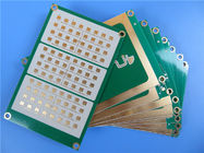 PCB RF гибридного высокочастотного 3-слоя плат с печатным монтажом гибридный сделанный на 13.3mil RO4350B и 31mil RT/Duroid 5880