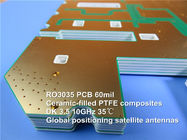 Гибридный высокочастотный разнослоистый PCB PCB 6-Layer гибридный сделанный на 12mil 0.305mm RO4003C и FR-4