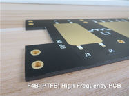 Металл основал высокочастотный построенный PCB на 3.0mm PTFE с золотом погружения покрытия 1.0oz для прибора радио