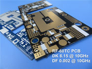 Taconic PCB покрытие 10mil, 20mil, 30mil и 60mil DK6.15 RF-60TC высокочастотный с золотом, оловом, HASL и OSP погружения