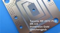 Taconic монтажная плата PCB 20mil 0.508mm RF-35TC RF RF-35TC высокочастотная с черными маской припоя и золотом погружения
