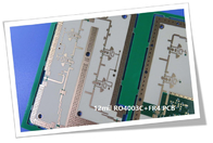 Гибридный высокочастотный разнослоистый PCB PCB 6-Layer гибридный сделанный на 12mil 0.305mm RO4003C и FR-4