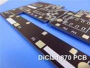 Rogers DiClad 870 PCB Плетеная печатная плата, армированная стекловолокном, на основе ПТФЭ толщиной 31 мил 93 мил 125 мил Микроволновая печь