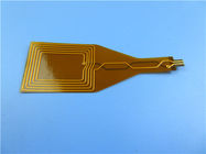PCB двойного слоя гибкий построенный на Polyimide с золотом погружения и укреплением PI