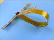 PCB двойного слоя гибкий построенный на Polyimide с золотом погружения и желтой маской