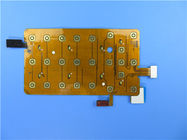 PCB 4 слоев гибкий построенный на Polyimide с медью 2 oz и золотом погружения плюс кнопочные панели для мобильных устройств