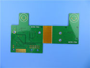 PCB 4 слоев Гибк-твердый построил на 1.6mm FR4 и Polyimide 0.2mm с золотом погружения и зеленой маске припоя для аппаратуры