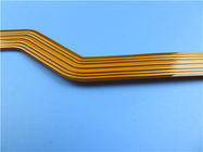PCB двойного слоя гибкий построенный на Polyimide с медью 2 oz и золотом погружения для промышленного контроля