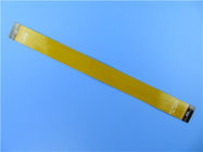 Плата с печатным монтажом двойного слоя гибкая на Polyimide с желтой маской и укреплении PI для тонкопленочного переключателя