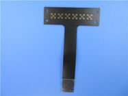 Однослойная гибкая напечатанная цепь (FPC) с укреплением FR-4 1.0mm и черная маска припоя для беспроводного модуля
