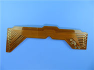 Гибкая напечатанная цепь (FPC) построенная на Polyimide 2oz с золотом погружения и желтом Coverlay для модуля интерфейса