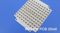 PCB монтажной платы DK6.15 PCB 2-Layer Rogers 3006 25mil 0.635mm микроволны Rogers RO3006 DF 0,002 высокочастотный