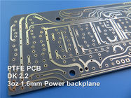 PCB двойного слоя Rogers высокочастотный сделал на ламинате Rogers 20mil RT/duroid 5870 с золотом погружения для приемопередатчика RF