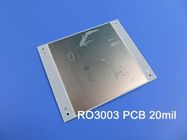 PCB монтажной платы 20mil DK3.0 PCB 2-Layer Rogers 3003 микроволны Rogers RO3003 DF 0,001 высокочастотный