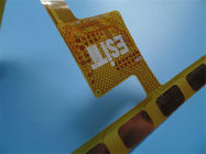 PCB PCBs желтый Coverlay FPC двухстороннего гибкого Polyimide PCBs 0.15mm толстого