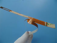 Двухсторонний гибкий Polyimide PCBs кабеля PCBs гибкого трубопровода PCBs белый coverlay с золотом погружения