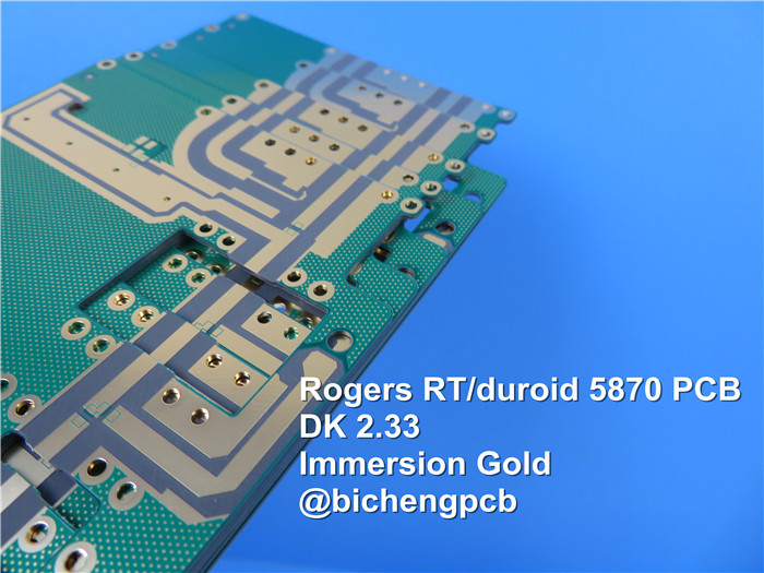 PCB Rogers RT/Duroid 5870 15mil 0.381mm высокочастотный для микрополосковой линии и цепей Stripline