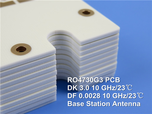 PCB антенны базовой станции PCB Rogers RO4730G3 60mil 1.524mm высокочастотный клетчатый