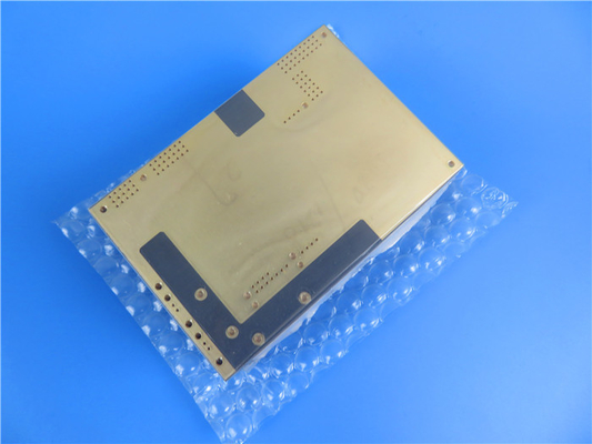 Гибридный PCB построенный на материале SCGA-500 GF265 высокочастотном и высоком Tg FR-4 с золотом погружения
