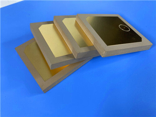 TP2200 High-Dk 22 Thermoplastic Laminate and Custom 0.8MM substrate PCB for BeiDou navigation antenna