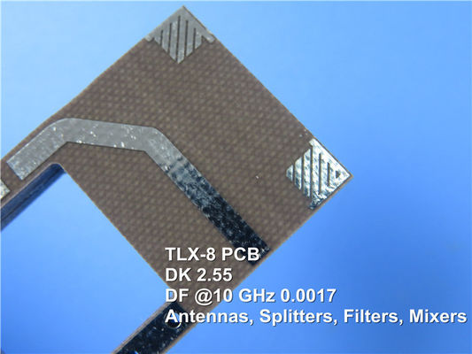 Taconic высокочастотный PCB TLX-0, TLX-9, TLX-8, TLX-7 и TLX-6 с HASL, золото погружения, серебр, олово и OSP