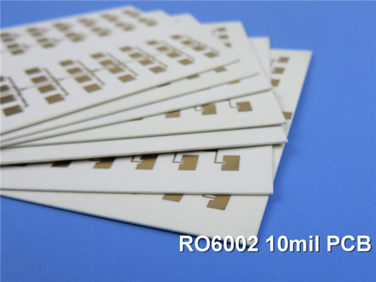 Rogers PCB построен на RT/Duroid 6002 10mil 0.254mm DK2.94 с погружением в золото для RF микроволновых фазовых антенн